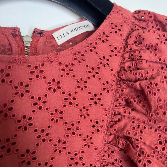 Ula Johnson Bettine Embroidered Ruffle Maxi Dress XS 0 - Picture 4 of 9